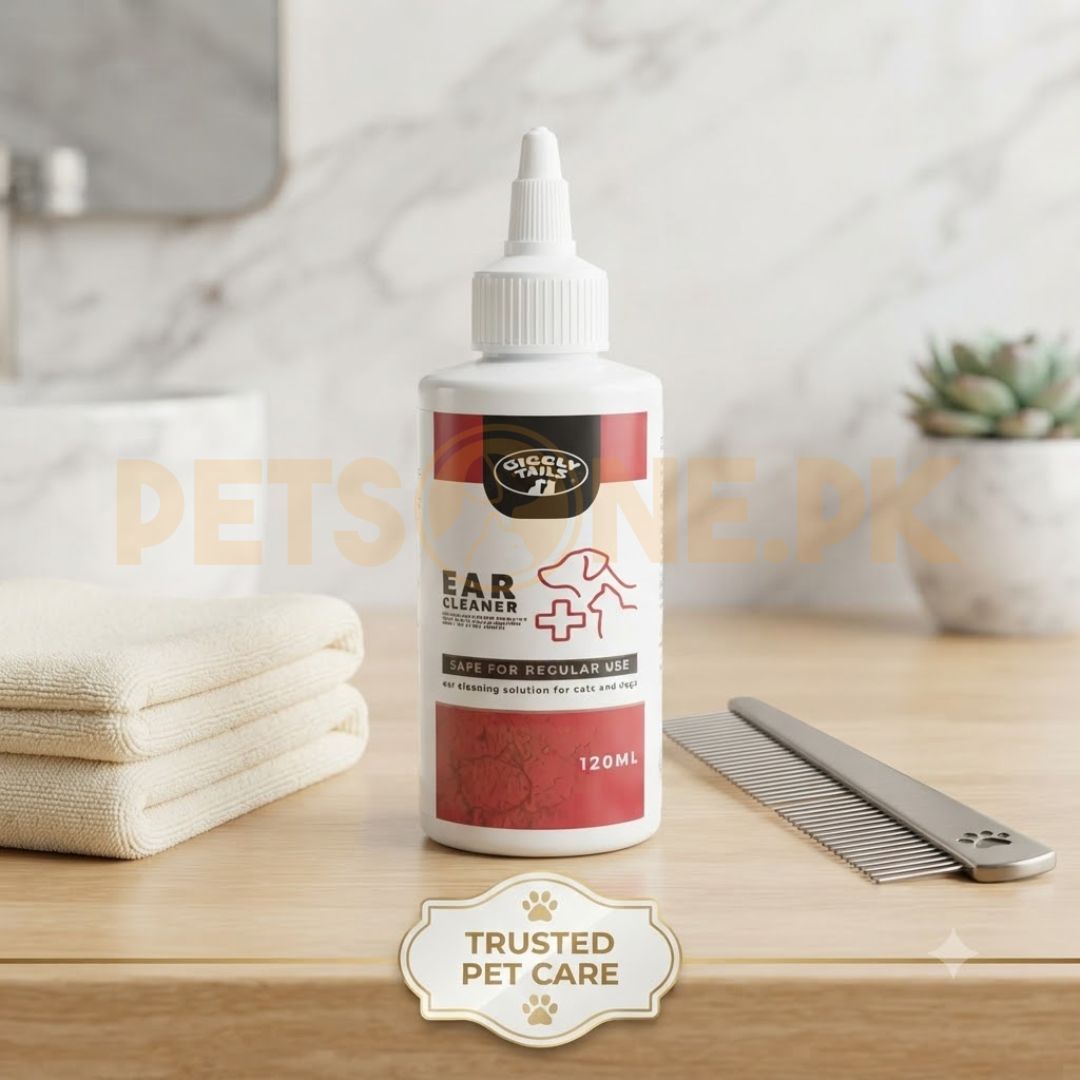 Giggly Tails Ear Cleaner For Pets - 120 ML Giggly Tails Ear Cleaner For Pets - 120 ML - Image 1