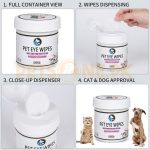 Imported Pet Eye Care Wipes for Cats And Dogs 200 Pcs Per Box - Image 2