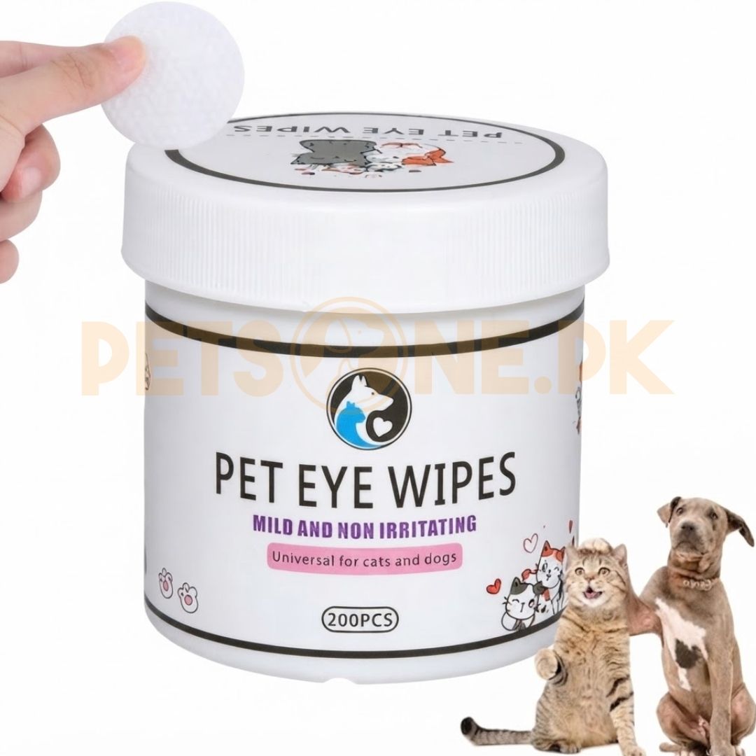 Imported Pet Eye Care Wipes for Cats And Dogs 200 Pcs Per Box (2) Imported Pet Eye Care Wipes for Cats And Dogs 200 Pcs Per Box - Image 1