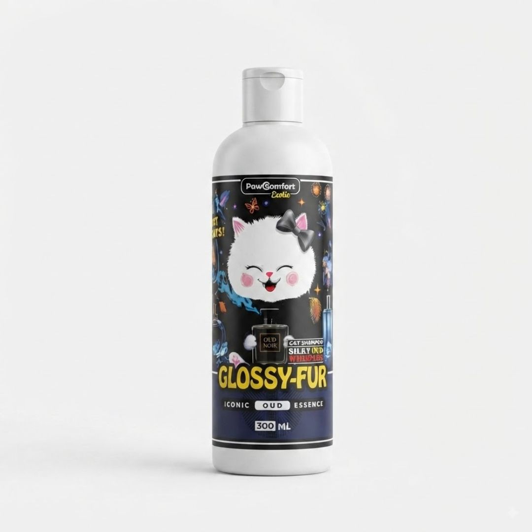 PawComfort Glossy-Fur Shampoo For Cats - 300 ML PawComfort Glossy-Fur Shampoo For Cats - 300 ML - Image 1