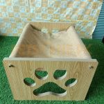 Premium Wooden Cat Scratcher Lounge Bed - Image 4