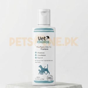 Vet Choice Pro Fipro (3 in 1) Shampoo For Pets – 120 ML
