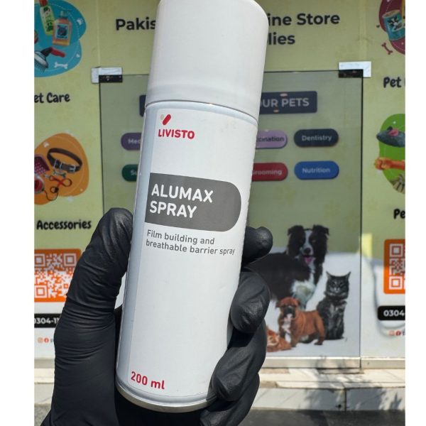 Livisto Alumax Spray 200ml – Wound Protection and Protective Barrier Spray for Dogs/Cats/Animals - Image 3
