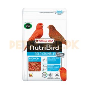VERSELELAGA Nutri Bird Gold Crumble Egg Food Red Factor Birds – 1 KG
