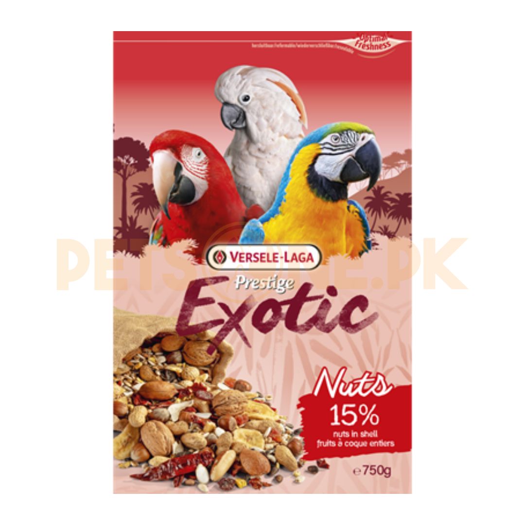 VERSELELAGA Prestige Exotic Nuts Parrot Feed VERSELELAGA Prestige Exotic Nuts Parrot Feed - 750 Gram - Image 1