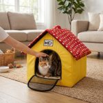 Cartoon Design With Zip Cat House