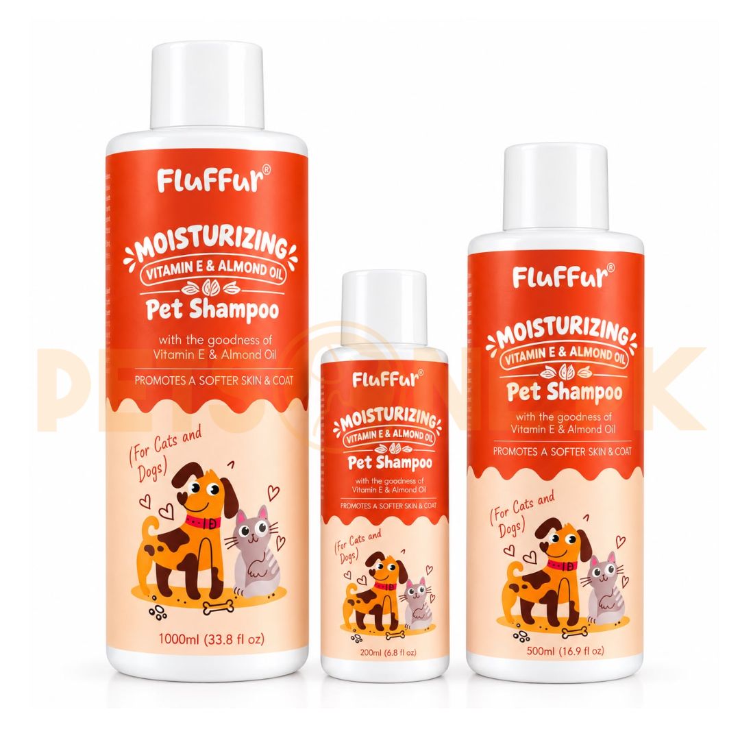 Fluffur Moisturizing Vitamin E And Almond Oil Shampoo For Cats And Dogs Fluffur Moisturizing Vitamin E And Almond Oil Shampoo For Cats And Dogs - Image 1