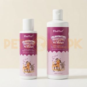 Fluffur Rejuvenating Rose Mary Extract Shampoo For Cats And Dogs