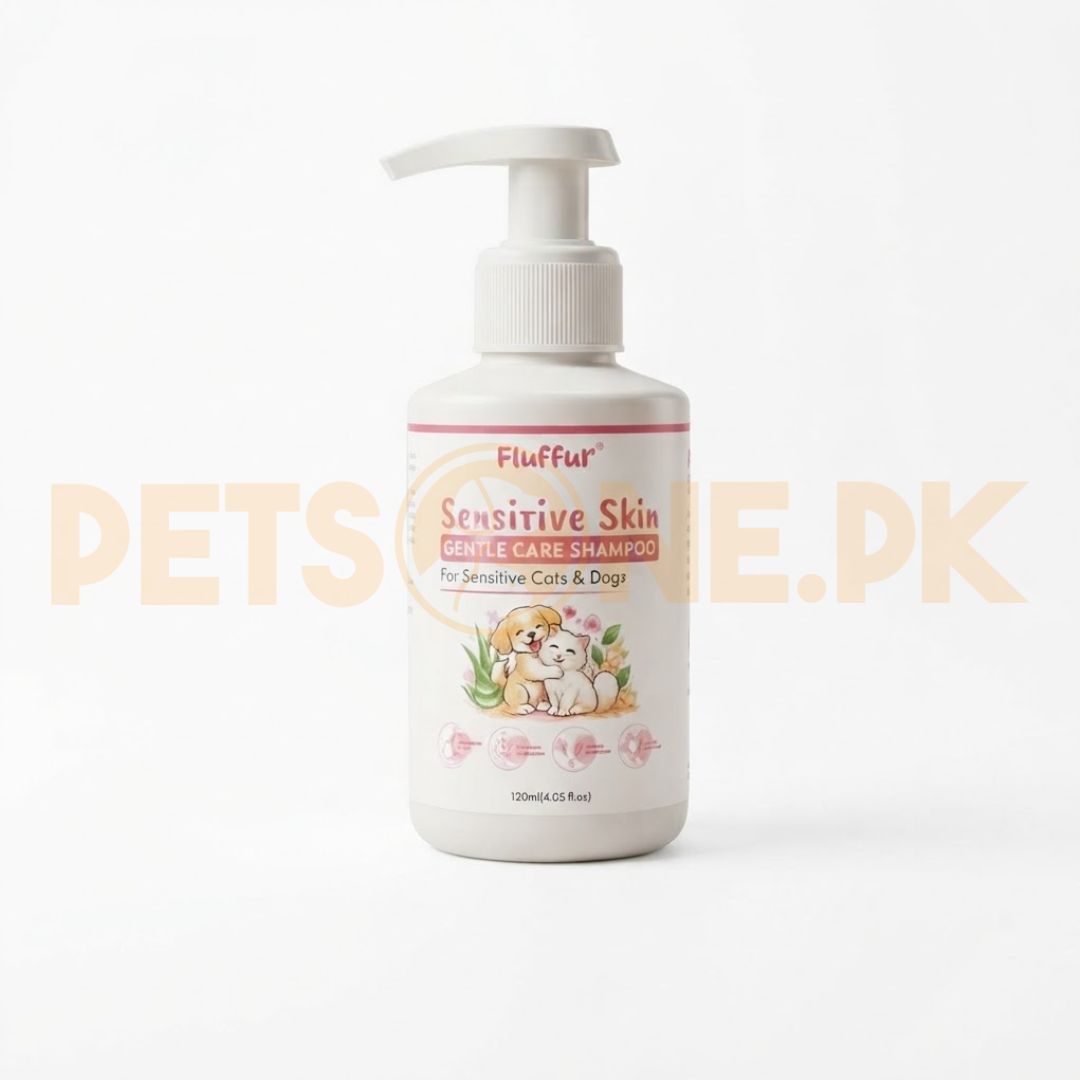 Fluffur Sensitive Skin Gentle Care Shampoo For Pets – 120 ML Fluffur Sensitive Skin Gentle Care Shampoo For Pets – 120 ML - Image 1