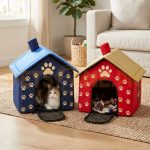 Paw Zip Design Cat House