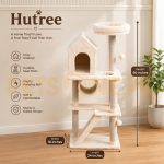 Scratching Post For Cats – Hut Tree Design