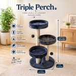 Scratching Post For Cats – Triple Perch Design