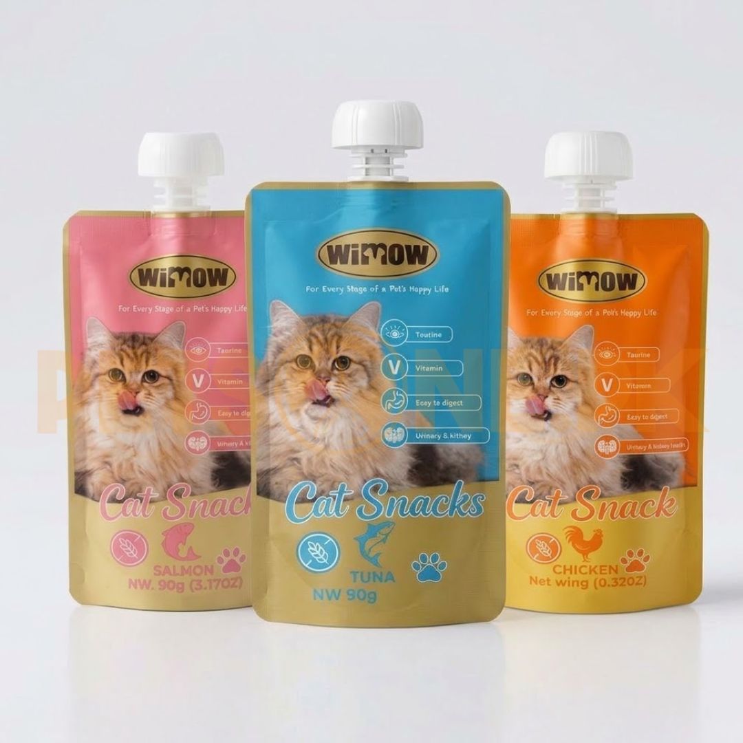 Wimow Wet Food Lickable Treat in Tube – 90 GRAMS (1) Wimow Wet Food / Lickable Treat in Tube – 90 GRAMS - Image 1